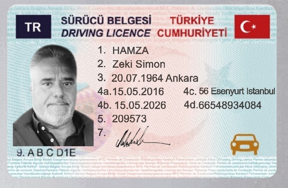 Turkey driver license001.jpg : 터키 지라트은행원한테 답변왔다